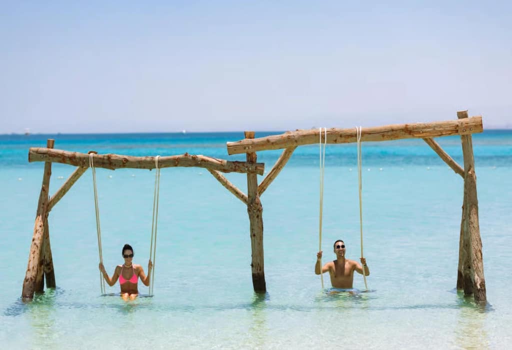 bateau rapide pour Hula Hula avec plongée avec tuba Hurghada : bateau rapide pour Hula Hula avec plongée avec tuba et déjeuner en option