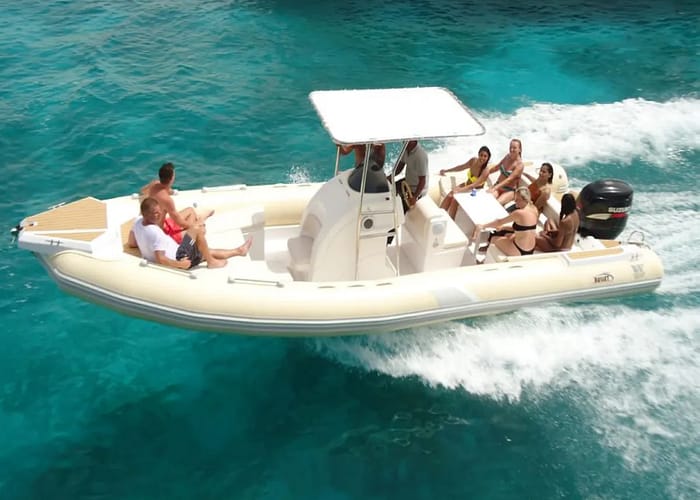 Hurghada : hors-bord privé vers Orange Bay et White Island